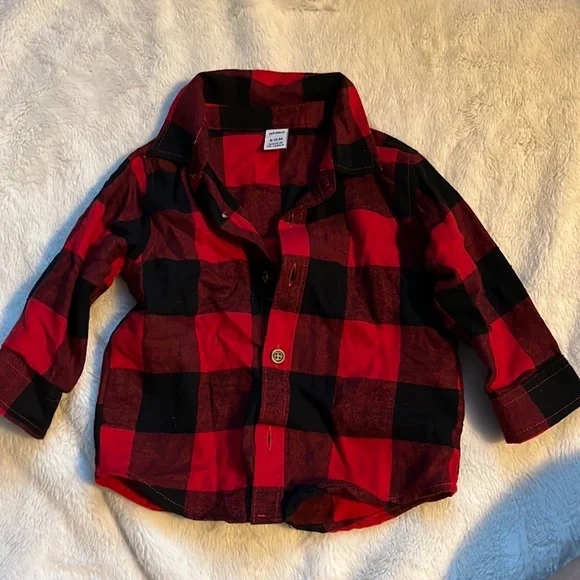 Old Navy Shirts Tops Baby Flannel Shirt Poshmark